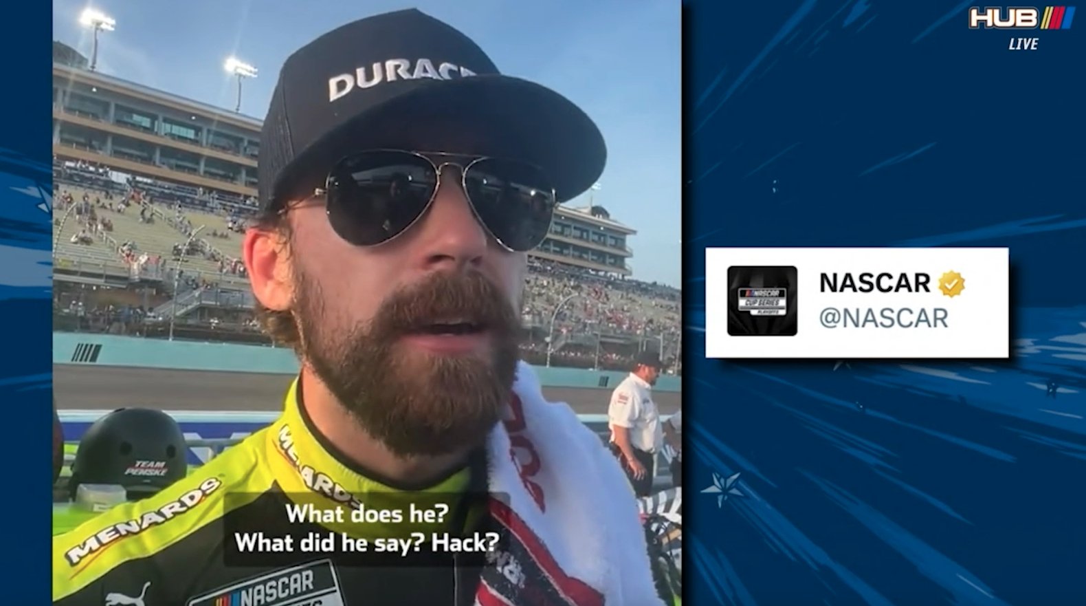 Ryan Blaney Says Hack Dig at Denny Hamlin Was Half Joking