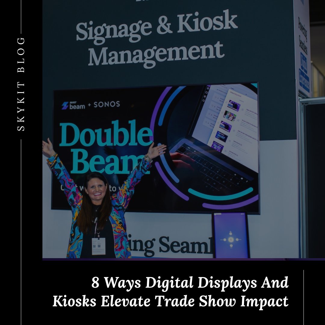 🌟 Discover the '8 Ways Digital Displays and Kiosks Elevate Trade Show Impact' in our latest blog post. Unlock the full potential of your trade show booth today! 
hubs.ly/Q025xTK80
 #TradeShowTech #DigitalDisplays