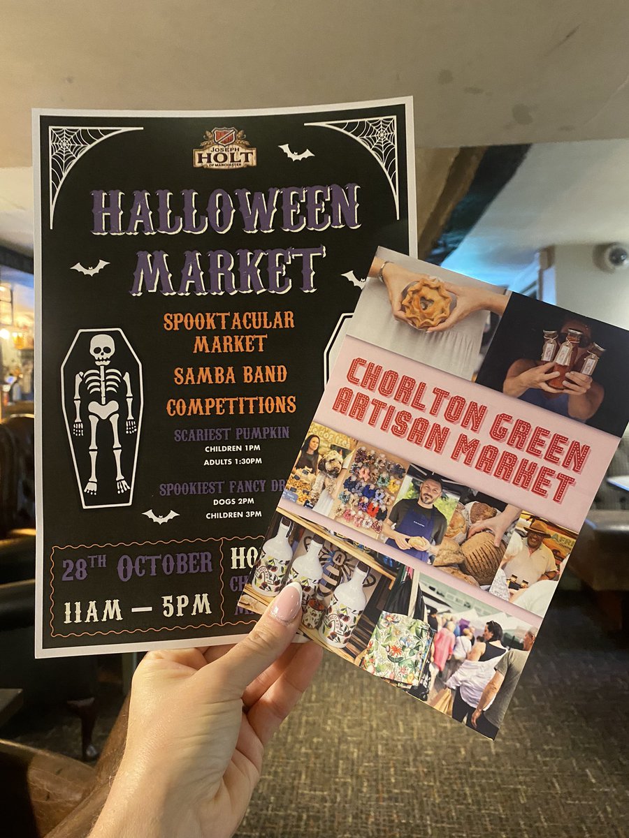 _independentst's tweet photo. Halloween on Chorlton SCREAM!!! This Saturday 🙌🏻 

🎃 Pumpkin Carving
👻 Halloween fancy Dress competitions
🍭 Trick or Treat Trail
🥁 Samba Band 
🛍️ Spooktacular Market! 

🗺 Chorlton Green
📍 Manchester M21 9HS
#chorlton #chorltonlife #markets #manchester #makers #artisan https://t.co/3ixpcijMpD