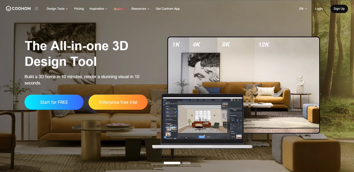 HomeLivingMagz's tweet photo. Hey designers, there's an awesome #BlackFriday promo from #Coohom. Coohom's PRO annual account is discounted up to 60%!!
Hurry and subscribe to Coohom PRO Yearly by clicking here https://t.co/VGIE32UgIL. Then enter the code 'BF60-off' during checkout.
Let's have Fun Designing! https://t.co/ERW39Somxa