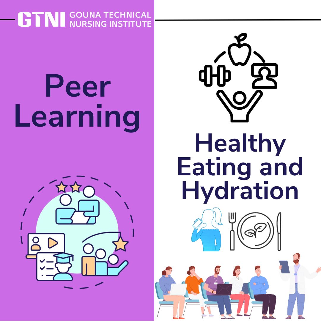 gtninstitute's tweet photo. As an example of #peerlearning, #GTNI’s senior nursing students will be leading three activities with the #bridgingstudents under the theme of ‘The Path to High Self-Performance’. The first will focus on healthy eating and hydration.
#wellbeing #selfcare #nurses https://t.co/lSvGjhkRCK