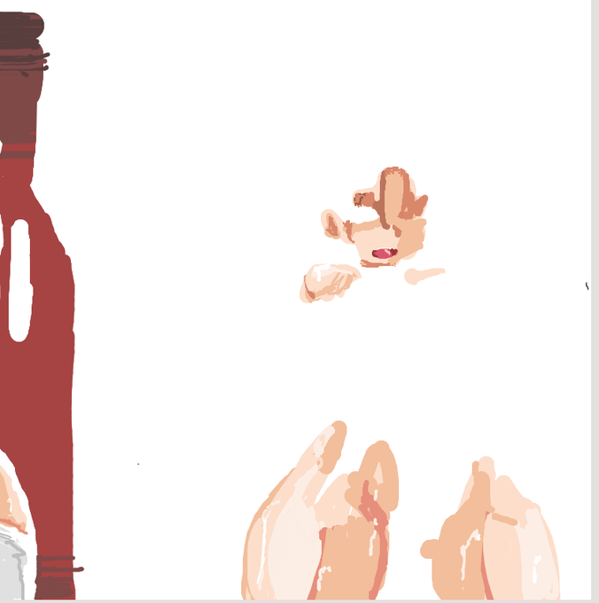 塗り始めるなどと… 