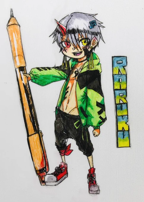 #同じ人が描いたと思えない絵を貼るこの辺りかな 