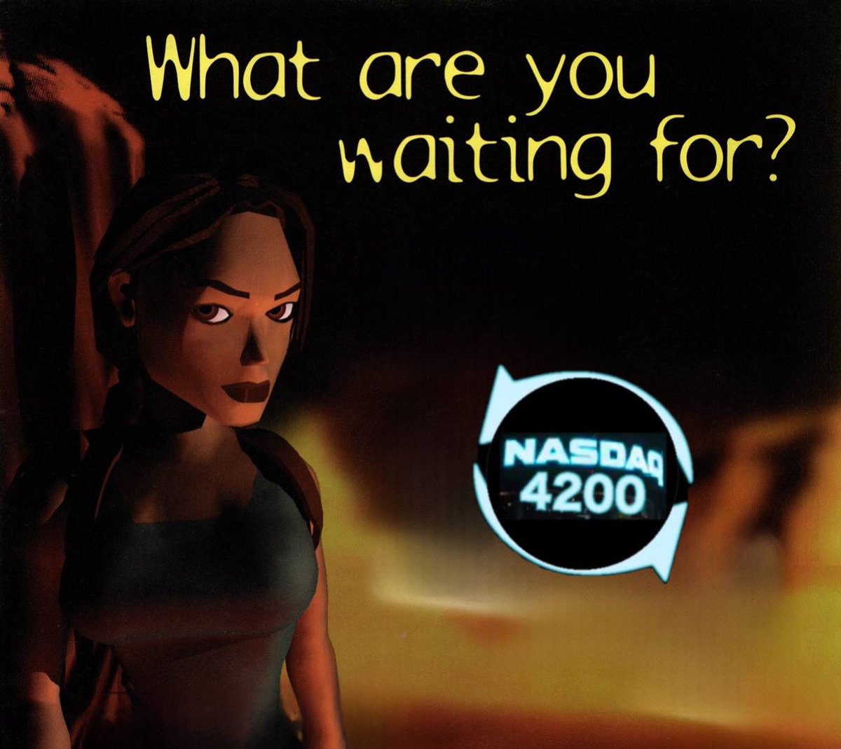Grand Rising Lara enthousiasts

Have you de-risked from the traditional financial markets that are inevitably gonna crash at some point?

The new era of finance has arrived. The Nasdaq4200.

What are you waiting for? The ticker is $NASDAQ