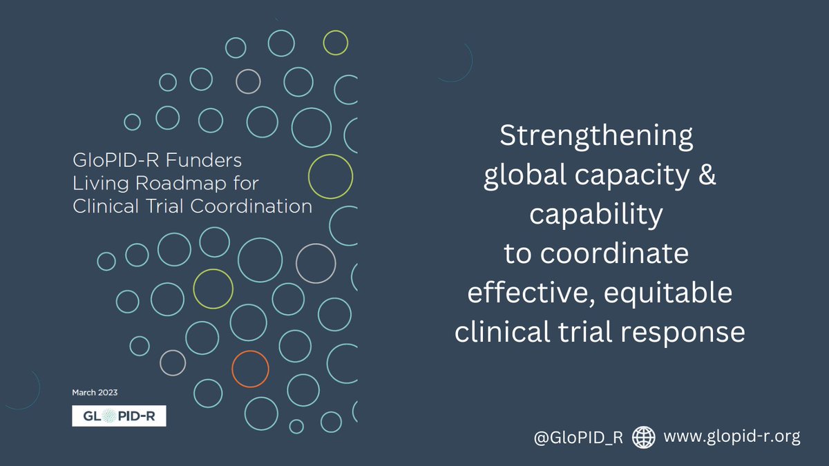 📣Now at our GA! 👉🏼@GloPID_R Funders Living Roadmap for Clinical Trial Coordination ✅Improving alignment of funders supporting clinical trials in #preparedness & response 🙏Alexandre Biasi HCOR & John Amuasi @ALERRT_Global @izzfoster @Louise_Sigfrid @Alice_J_Norton