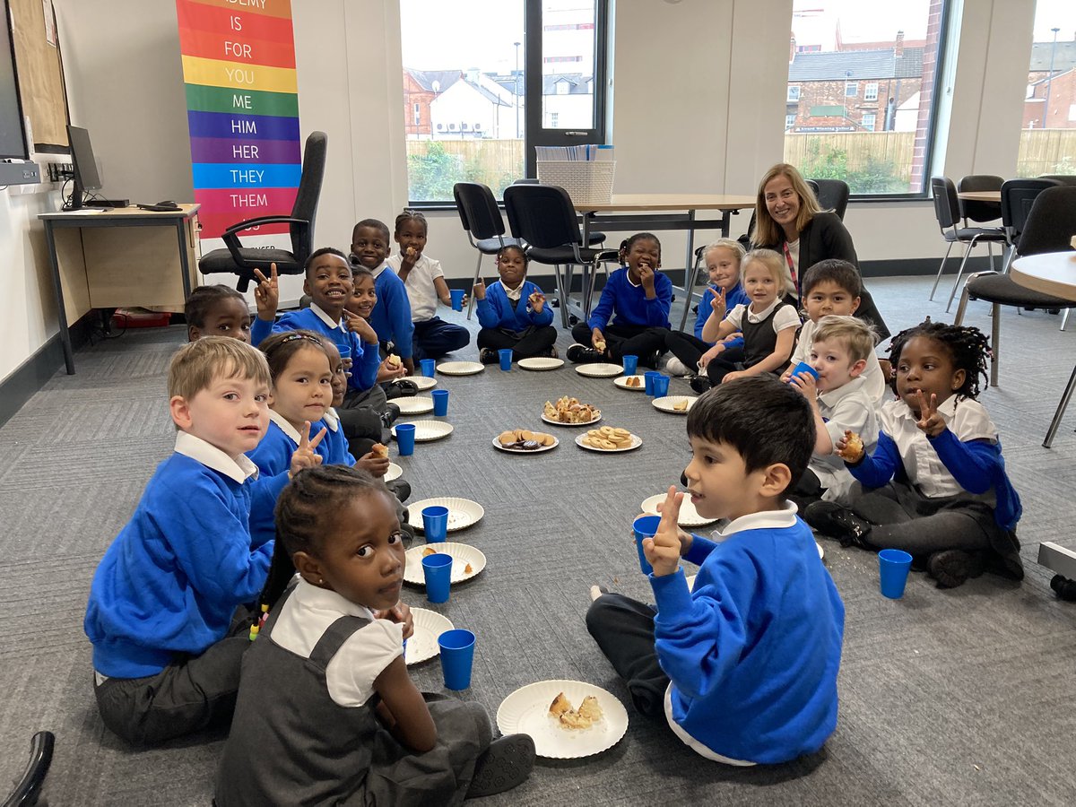 We enjoyed our first ever afternoon tea with Mrs Trail today, for being the stars of the week this half term!