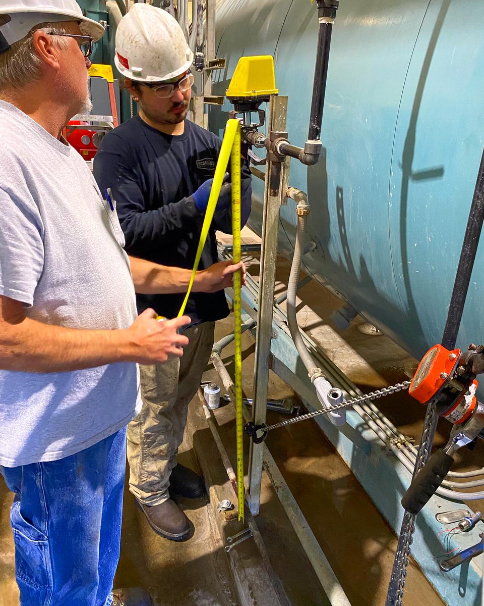 RasMech's tweet image. We are midway through installing a 3/4” bypass line in this boiler’s continuous surface blowdown piping. This will allow our customer to redirect water around their heat exchanger when they need to perform maintenance tasks. #mechanicalpiping #boilers #steam #bypassline
