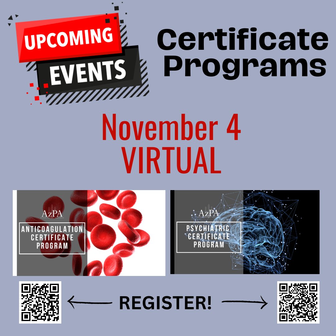 Add skills, knowledge and experience to your CV! Register for either of these virtual certificate programs happening November 4! Register now: bit.ly/3HB4711