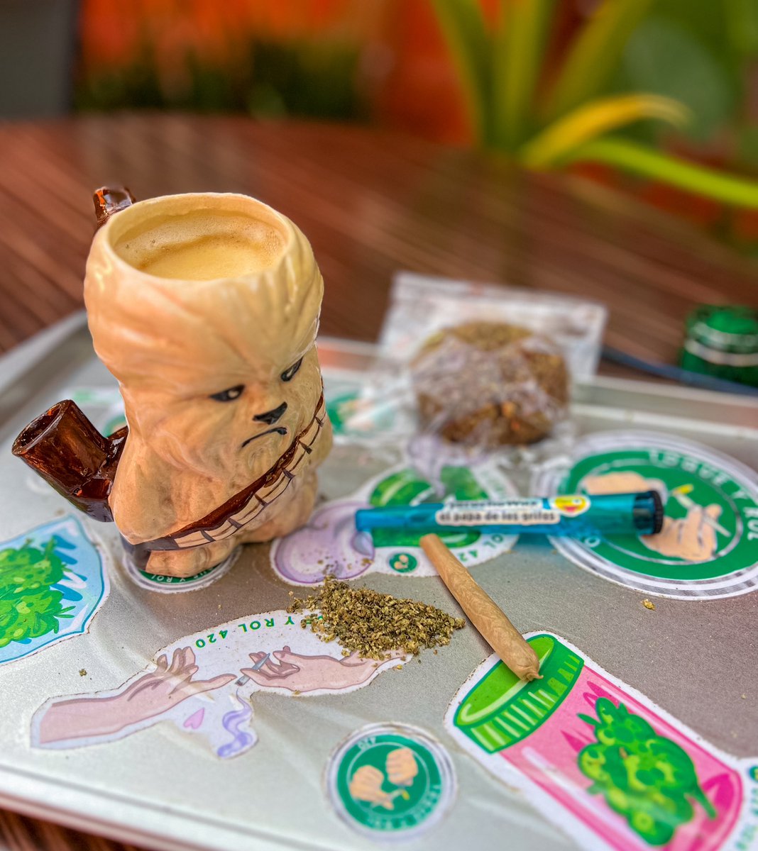 toqueyrol420's tweet photo. #WeednosDias Bandera! Nosotros ya andamos desayunando ✈️ con las flores, taza-pipa y comestibles del #JarochoWax.
Que tengan un excelente y productivo #Martes…
#ToqueYRol420 @jarochowax
#fypageシ #mexico #weed #cannabis https://t.co/InR9zP0zCV