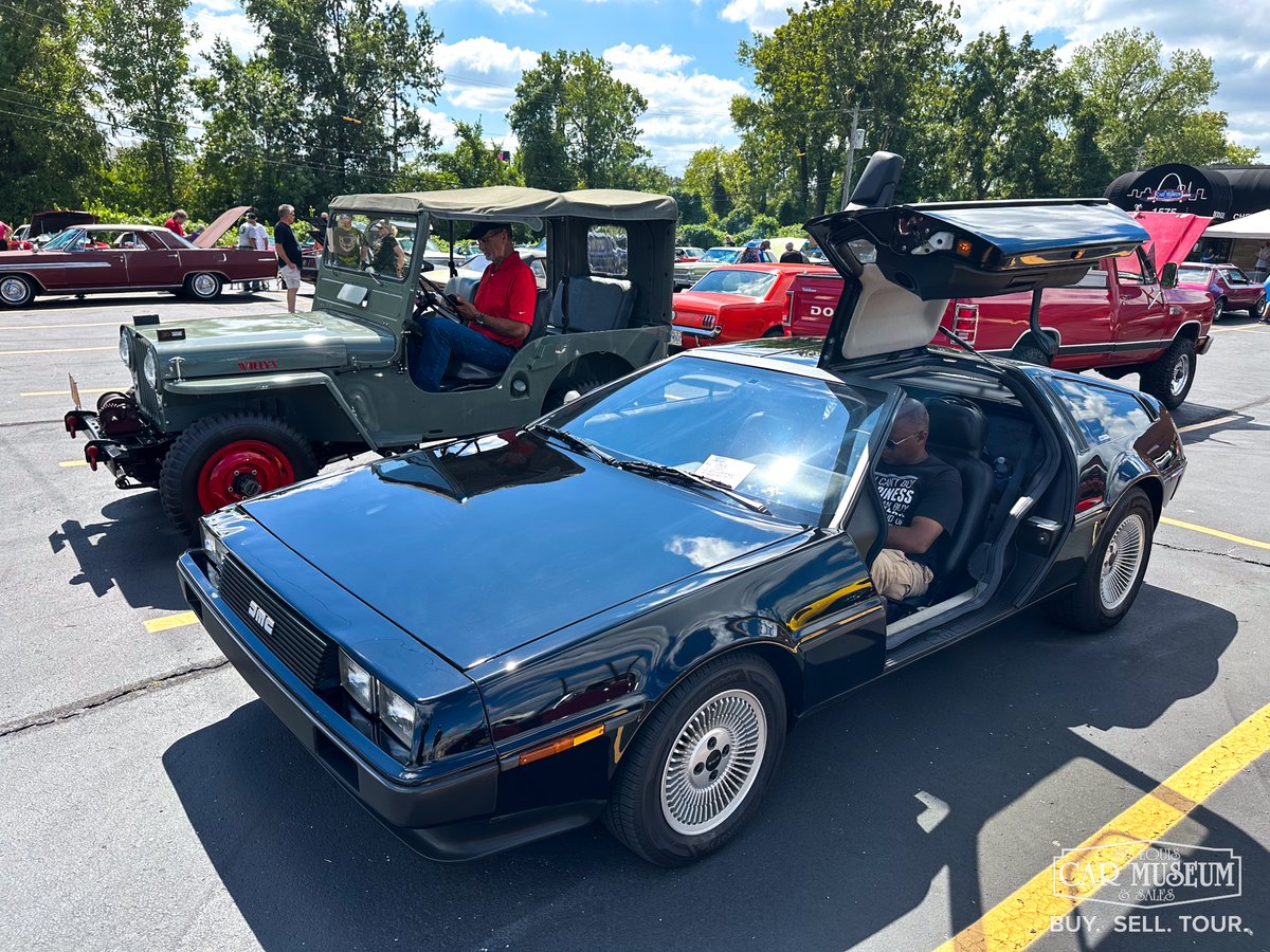 [October 24, 1975] #automotivehistory 48 years ago today John DeLorean founded the #DeLorean Motor Company in Detroit, Michigan ⚡️ #Peek the great examples that cruised into our recent car shows!
.
.
#classiccars #classiccarsdaily #deloreantimemachine #backtothefuture #carnews