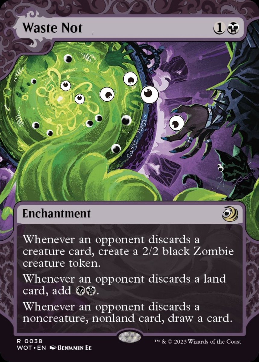 GooglyMagic's tweet photo. Waste Not (Full Art)

🗑

#MTGGoogly #GooglyMagic

#googlyeyes #dnd #ttrpg #MTGArt
#MTGPauper #MTG #MagicTheGathering
#cEDH #MTGArena #mtgsecretlair #MTGEDH #EDH #Mtgproxy #MTGPioneer #art #mtgfinance #mtgalter #MTGxWHO #MTGIxalan #MTGEldraine #MTGxFallout #MTGxMarvel https://t.co/qokxfiSlEi