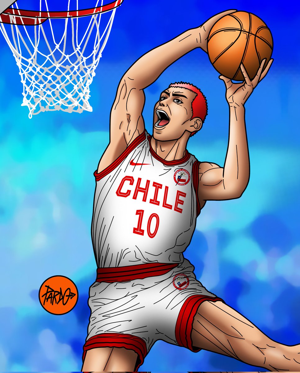 Federación Básquetbol de Chile (@chilefeba) on Twitter photo 😎 El "Talentoso" Sakuragi en modo #LaRojaDelBasket y con la 10 de <a href="/celz10/">Carlos Lauler Zañartu</a>
¿Qué tal, <a href="/TeamChile_COCH/">Team Chile</a>?
🎨 <a href="/pardodibujo/">𝙋𝘼𝙍𝘿𝙊𝙙𝙞𝙗𝙪𝙟𝙤</a> 😎 El "Talentoso" Sakuragi en modo #LaRojaDelBasket y con la 10 de <a href="/celz10/">Carlos Lauler Zañartu</a>
¿Qué tal, <a href="/TeamChile_COCH/">Team Chile</a>?
🎨 <a href="/pardodibujo/">𝙋𝘼𝙍𝘿𝙊𝙙𝙞𝙗𝙪𝙟𝙤</a>