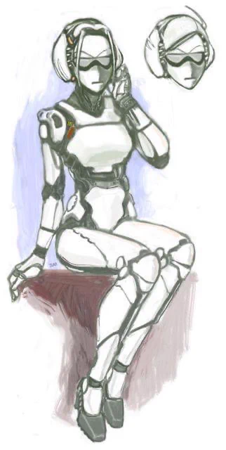 10年位前に描いたロボをやってみました。 #VIZCOM