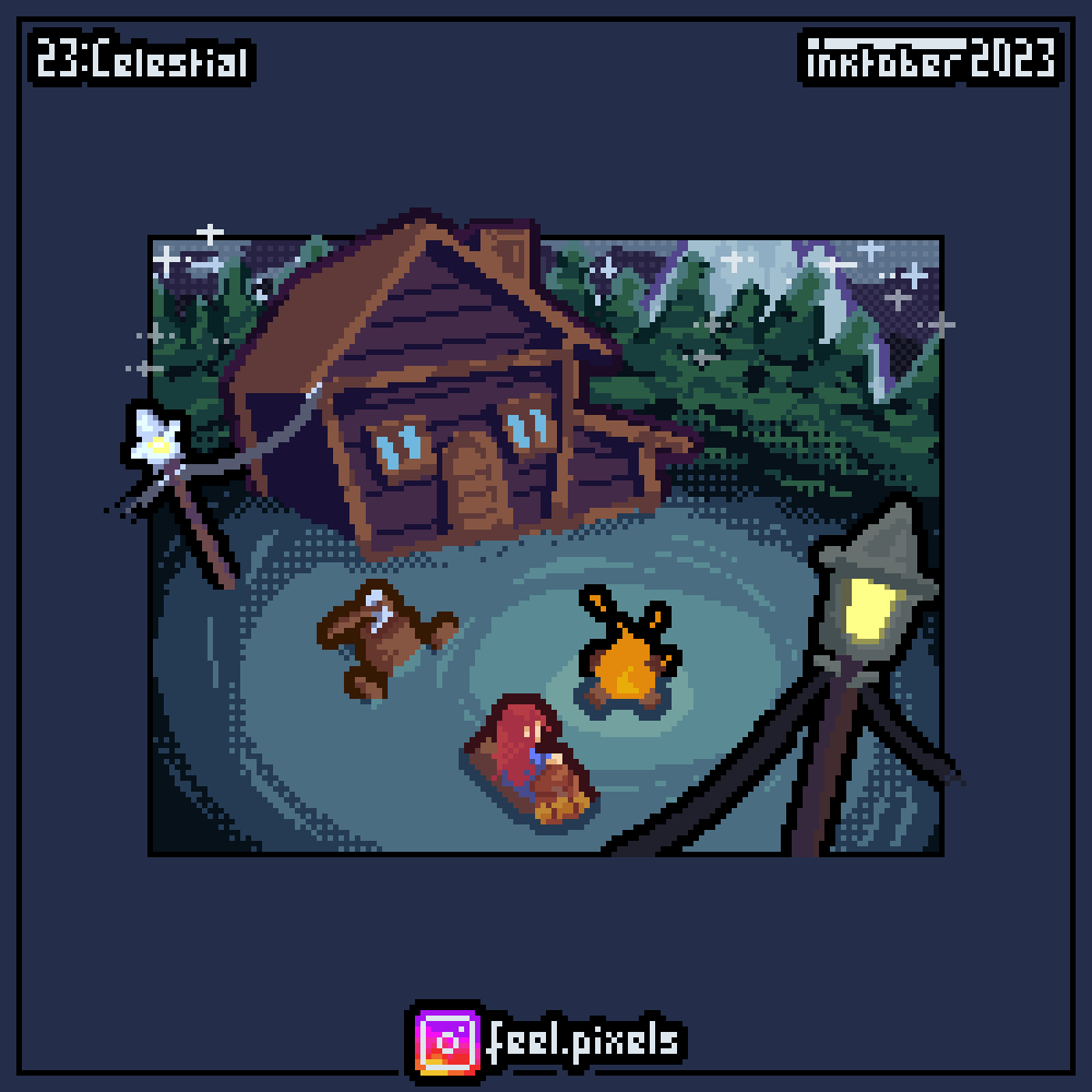 feel_pixels's tweet photo. For #inktober 2023,
23 : Celestial,
I tried a different style 🧑‍🎨
#celeste #videogame #indiegame
@inktober #inktober2023celestial #pixelart #ドット絵 #aseprite #frenchartist https://t.co/PG6eFP0IuA