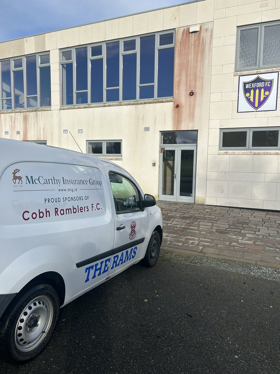 kenhennessy75's tweet image. #RamVan has arrived at Ferrycarrig Park for our play off game @CobhRamblersFC with kick off 7:45pm