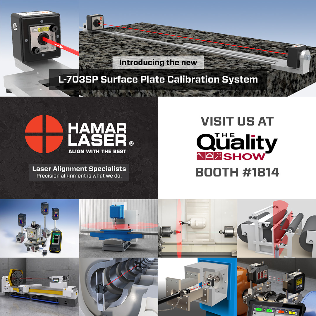 Are you attending The Quality Show this week? Stop by booth #1814 to see our industry-leading laser alignment systems #qualityshow #laseralignment #machinealignment #calibrationequipment #surfaceanalysis #calibration

tqs2023.expofp.com/?hamar-laser