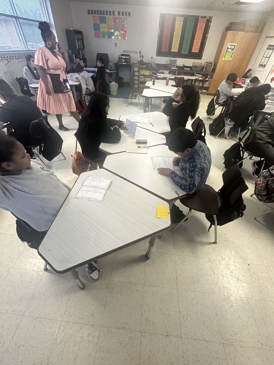Today we are shadowing our math colleagues using collaborative strategies. Check out Ms. Tillman using “Number Heads” to reinforce proportions #teachwithLan #ALLinwithLAN <a href="/LAForestOak6/">The Leadership Academy at Forest Oak 6th Grade</a> @StevenM01994744 <a href="/LANschools/">Leadership Academy Network</a>
