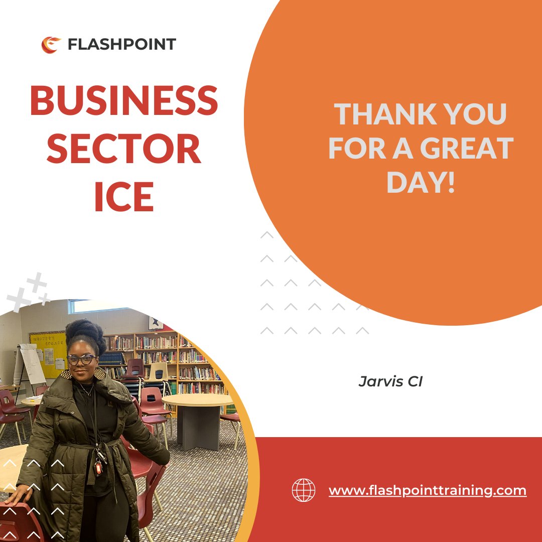 Thank you Jarvis CI <a href="/tdsb/">Toronto District School Board</a> for a great session last week! We are looking forward to more throughout the year. Find out more at flashpointtraining.com #SHSM #ontarioschoolboard