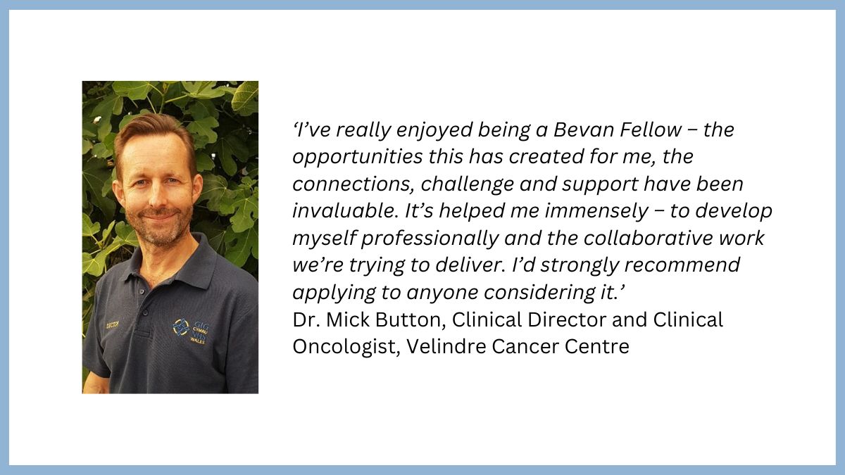 Do you work in health and care and want to lead change and transformation through your work?

If so, please apply to become a Bevan Fellow by the 10th November.

More info and apply: ow.ly/LK2I50PUzmn
