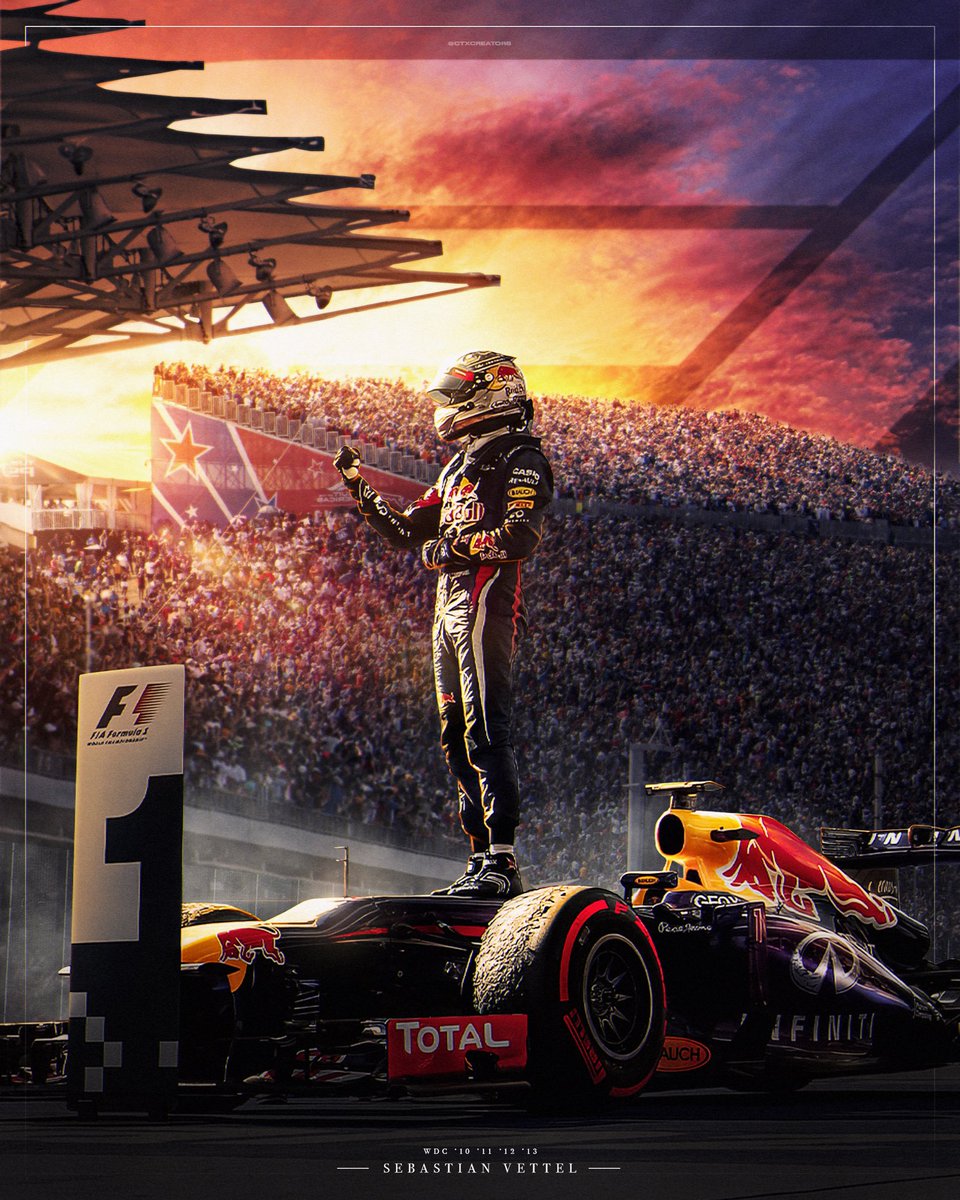 ctxCreators's tweet image. 1X US GP Winner Sebastian Vettel

@f1_vettel @PageVettel @F1 @redbullracing 

#smsports