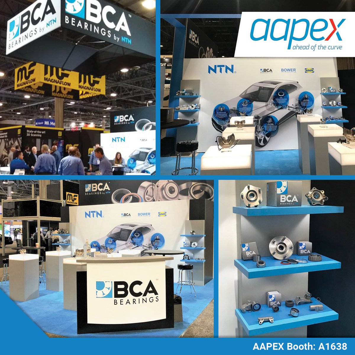 BCAHUB's tweet photo. One week until we kickoff #AAPEX23! The BCA Bearings team is ready to go. We will be in #AAPEX booth A1638 all week talking OE-Quality Wheel Hubs, Bearings and Seals, and we hope you can stop and see us! #OEQuality #WheelHubs #Bearings #Seals @AAPEXShow https://t.co/lxJi1L6yYV