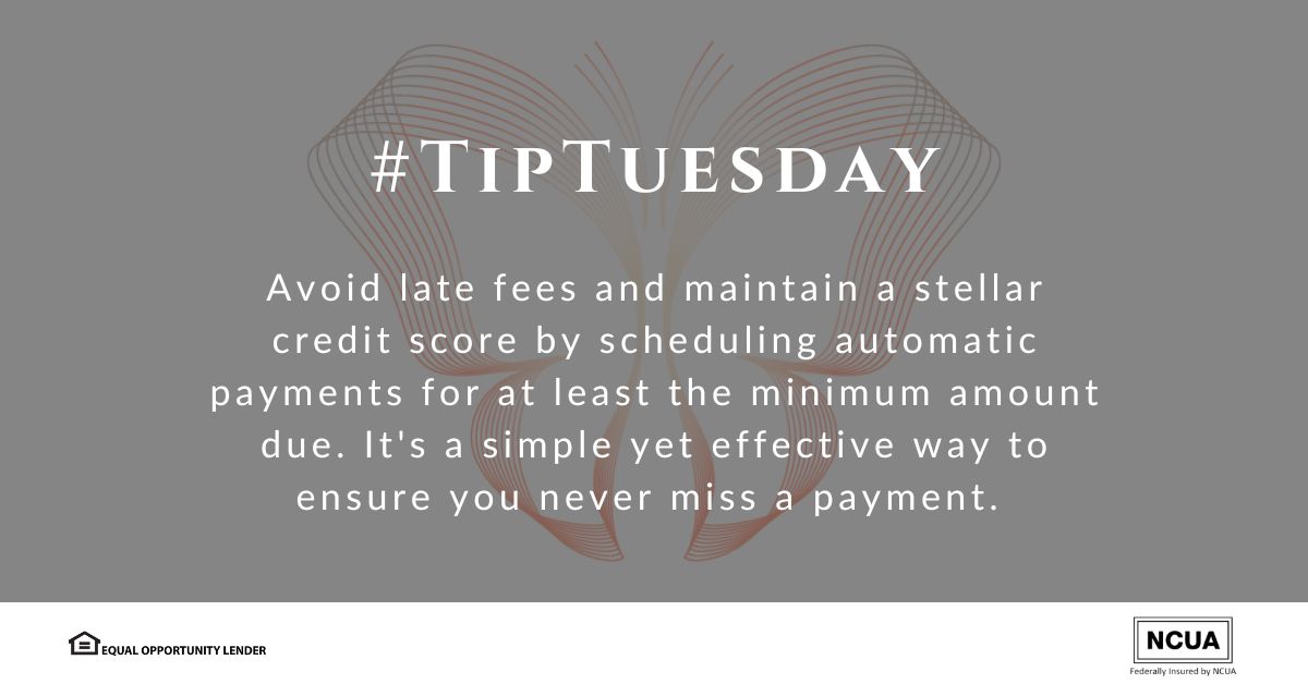 Credit cards can be powerful financial tools when used wisely. Below, is a golden rule to keep in mind.

Explore our Visa credit card options: discoveryfcu.org/credit-cards/

#TIpTuesday #CreditCardTips #FinancialWellness #SmartMoney