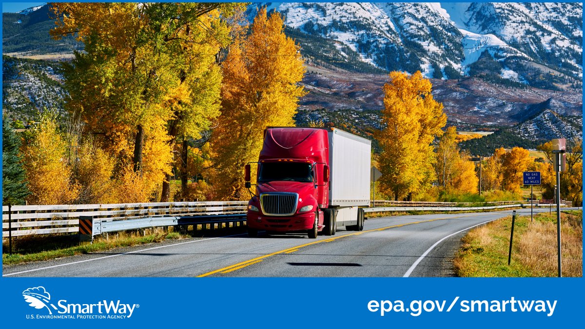 Be sure to use #EPASmartWay greener freight strategies to maximize fuel savings this fall! Check out epa.gov/smartway to learn more about what you can do to move freight more efficiently, leading to reduced fossil fuel use and fewer harmful air emissions. #FuelSavings