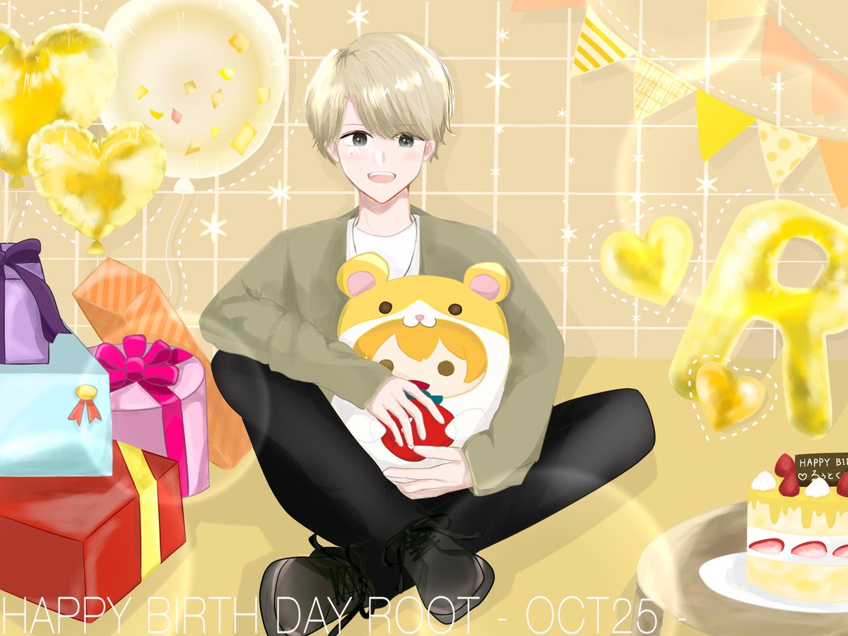 ko_yo_ju's tweet photo. るぅとくんお誕生日おめでとうございます💛✨
いつも全力で想いを伝えてくれてありがとう！生まれてきてくれてありがとう！
今日はるぅとくんがみんなからの全力の愛を受け取ってね🥰💭

笑顔いっぱいの幸せな1年になりますように��

#るぅとくん
#るぅとくん誕生祭2023
#るぅとぎゃらりー https://t.co/Pj2Ap9utuc