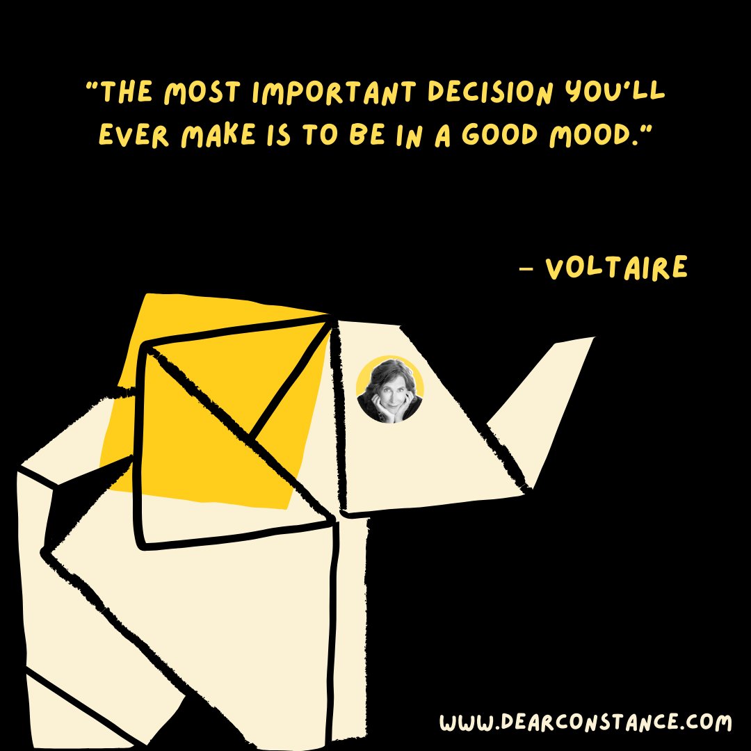 DearConstance22's tweet image. “The most important decision you’ll ever make is to be in a good mood.” - Voltaire

#dearconstance #voltaire #favoritequotes