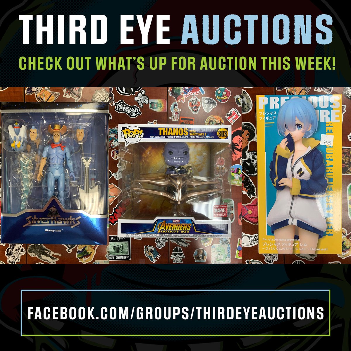 RARE FUNKO POP! EXCLUSIVES, DOPE SUPER7 SILVERHAWKS & MUCH MORE! Live @ 12 pm! -TONS OF FUNKO GOODIES, INCLUDING SOME SICK EXCLUSIVES! -SUPER7 ULTIMATES 🔥 LIKE THEIR NEW SILVERHAWKS LINE! -RAD ANIME STATUES GALORE!