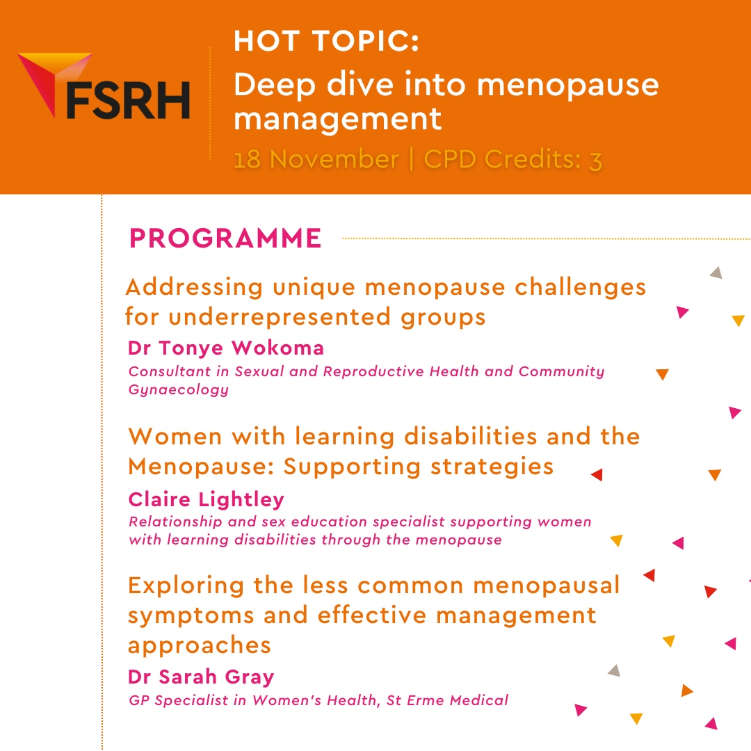 Join us for our last Hot Topic event of the year! Due to your incredible feedback, we're hosting our SECOND Saturday Hot Topic. Come along for an empowering half-day event dedicated to taking a deeper dive into menopause management. Book now: l8r.it/g8Sc