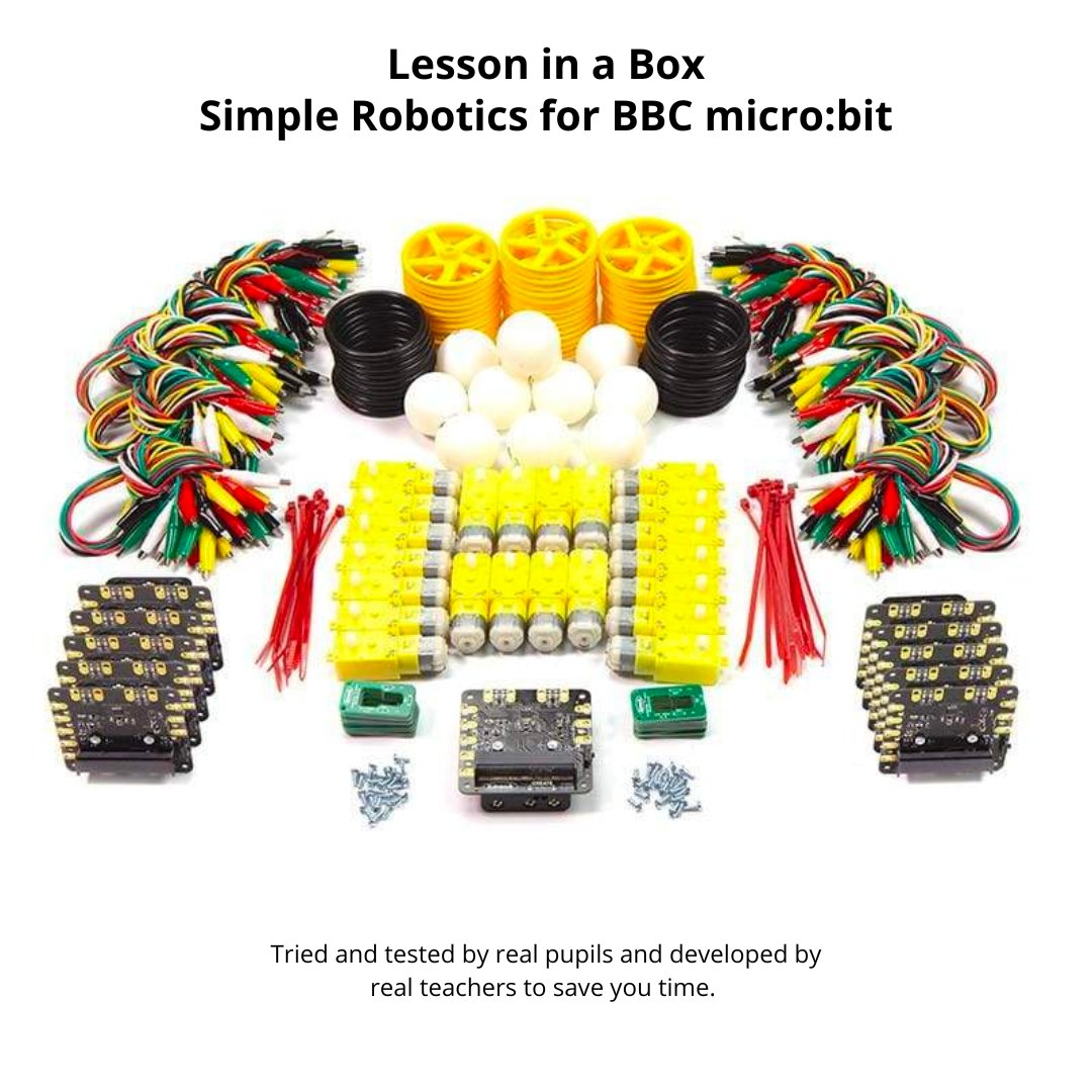 A complete set of electronics and teaching resources to enable successful cross-curricular lessons with minimal teacher effort. tinyurl.com/4mbyjeyr  #Robotics #education #STEM #microbit #Tuesday