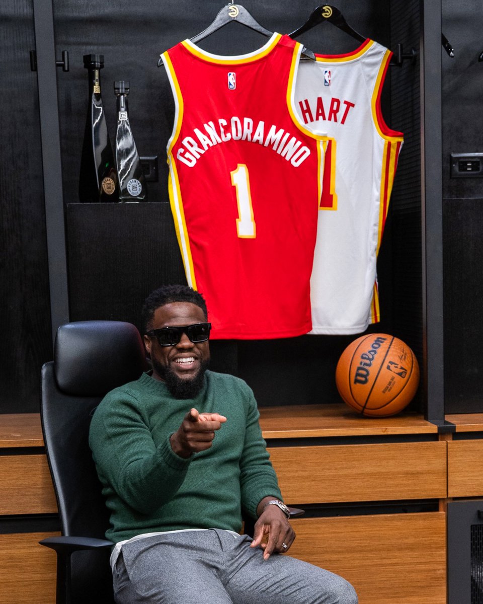 Only the best in <a href="/StateFarmArena/">State Farm Arena</a>!

@KevinHart’s tequila <a href="/grancoramino/">Gran Coramino Tequila</a> is now a Spirit of the Hawks 🥃