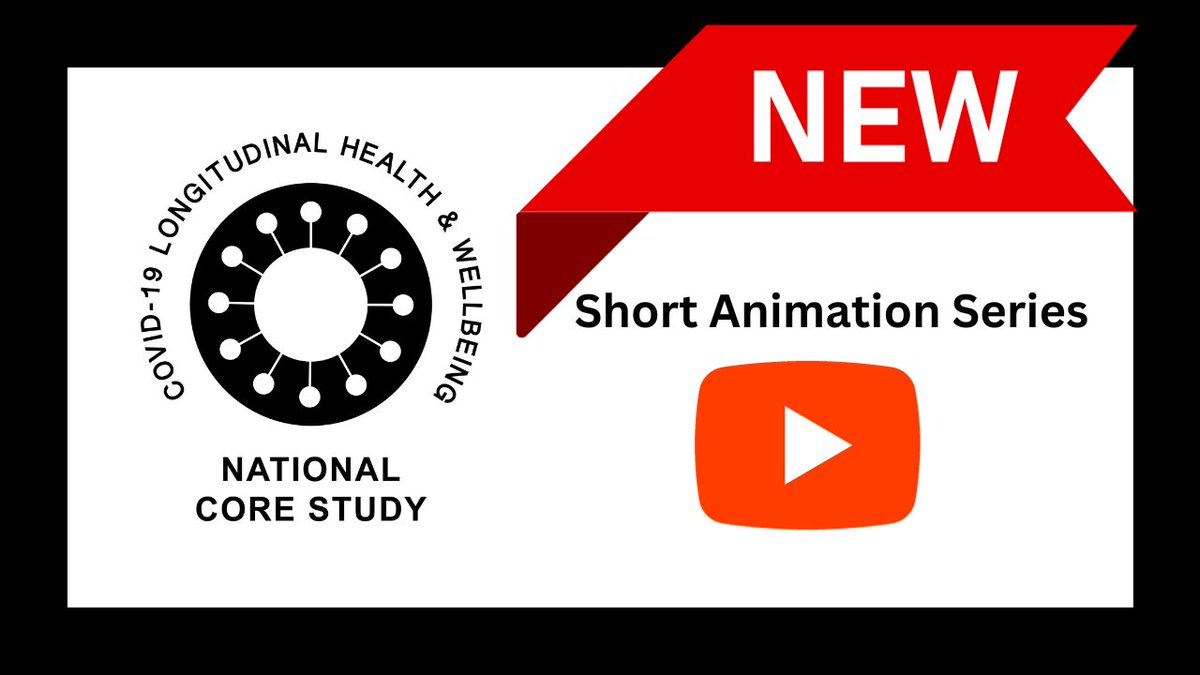 Since Oct 2020, our multidisciplinary team has investigated the impacts of #COVID19 on health and wellbeing. This short animation series summarises our findings on mental health, furlough, healthcare disruption, vaccination, treatment and #LongCovid youtube.com/playlist?list=…