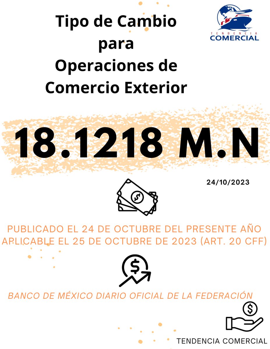 #TipodeCambio #Dolar #BancodeMéxico #Octubre #TendenciaComercial