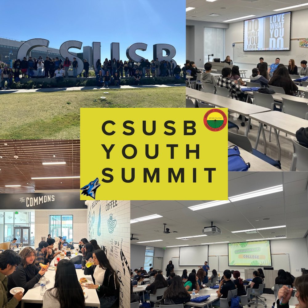 mep_abcusd's tweet image. Gracias a LACOE y CSUSB por hospedarnos en la 12ª Conferencia Anual de Jóvenes del Programa de Educación Migrante. Nuestros estudiantes y padres estaban emocionados de realizar un recorrido por las instalaciones y aprender más sobre la universidad y diferentes carreras.