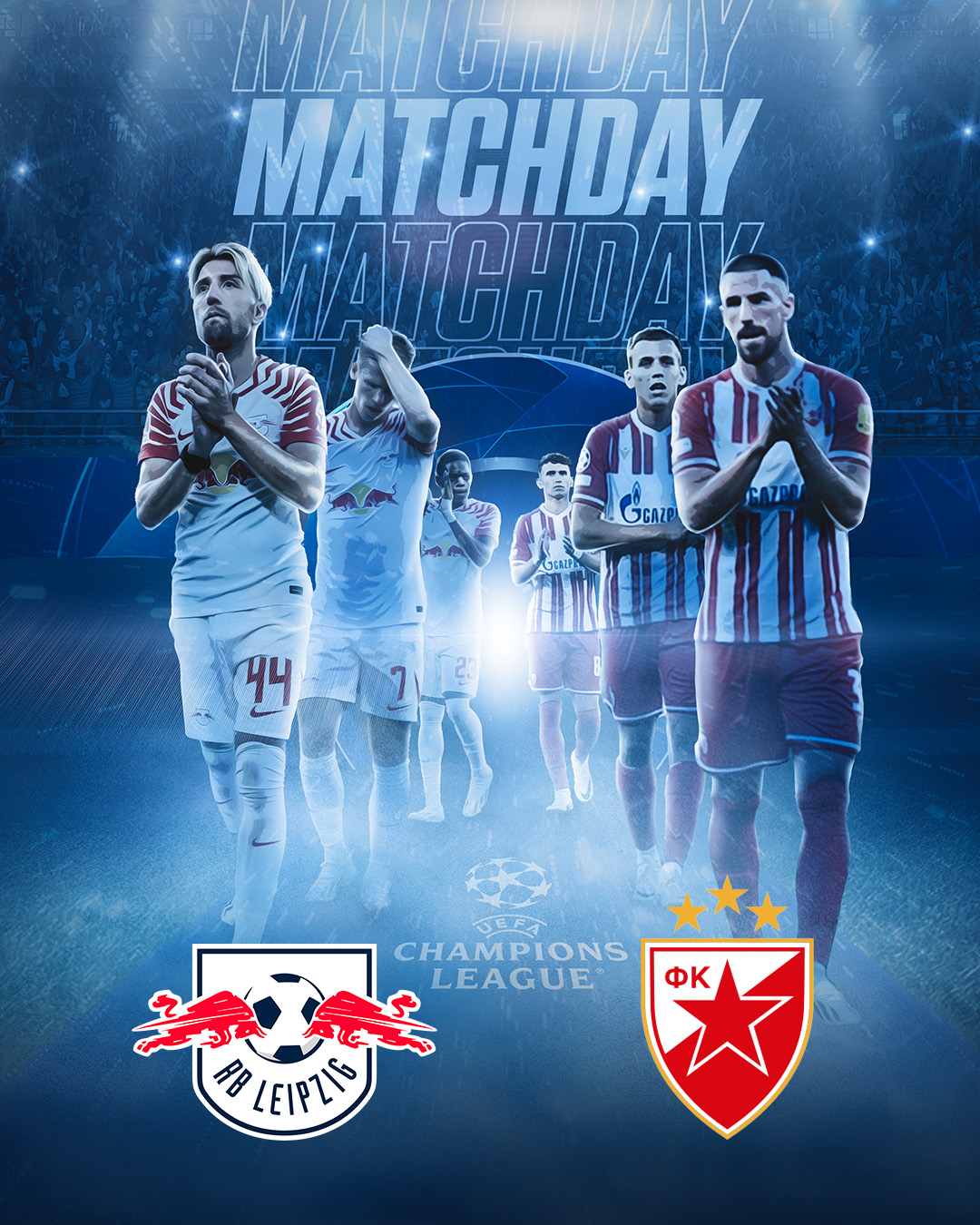 RB Leipzig English on X: 🌟 𝐁𝐚𝐜𝐤 𝐢𝐧 𝐂𝐡𝐚𝐦𝐩𝐢𝐨𝐧𝐬 𝐋𝐞𝐚𝐠𝐮𝐞  𝐚𝐜𝐭𝐢𝐨𝐧 🌟 🆚 Crvena zvezda 📍 Red Bull Arena ⏰ 21:00 CEST #RBLZVE  #UCL  / X