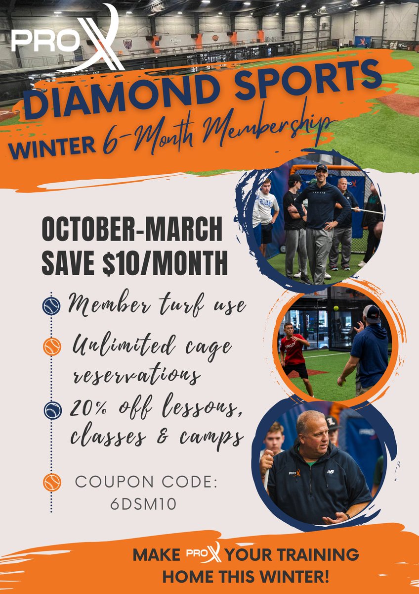 Only 7 Days Left to claim this Diamond Sports Membership Promotion! Click the link and use the coupon code when you register to SAVE $10/month. ⚾️UNLIMITED CAGE RESERVATION🥎 ⚾️Member Turf Use🥎 ⚾️20% off Lessons, Classes, & Camps🥎 app.upperhand.io/customers/1170…