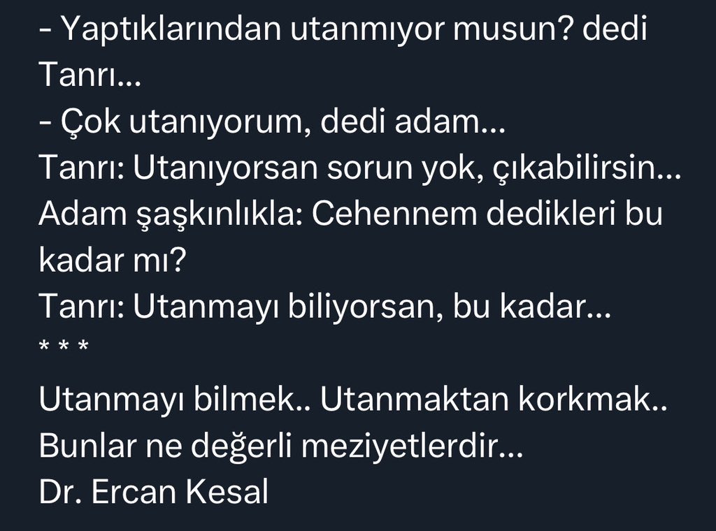 Utanmak ne güzel bir duygudur! Yapabileceğiniz her hayasızlıktan alıkoyar insanı…