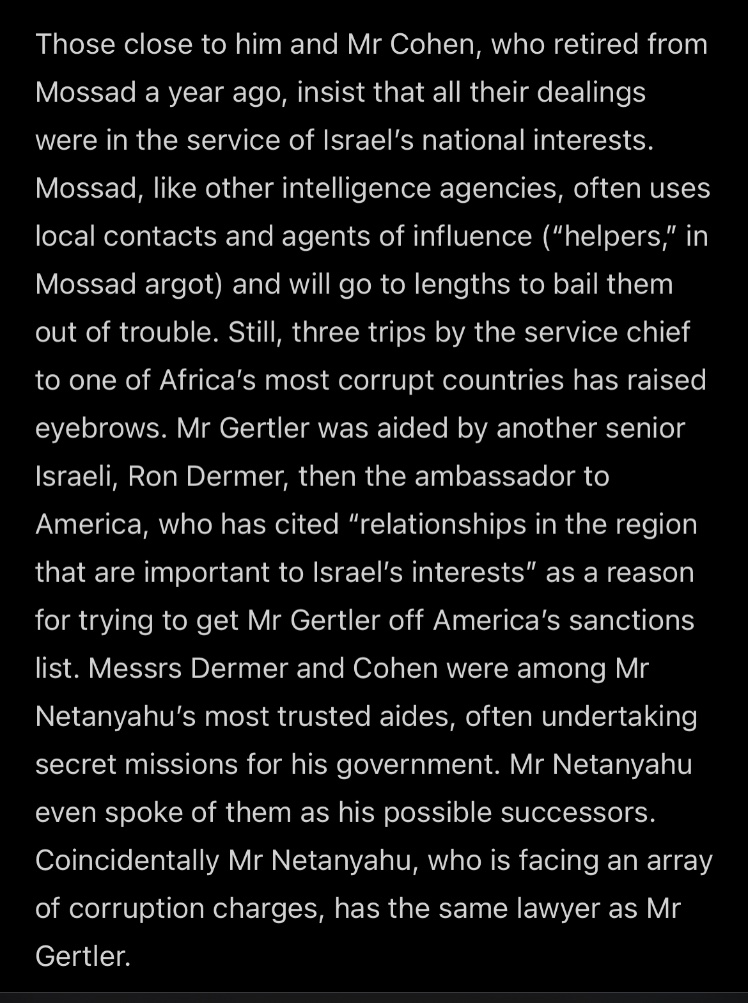 namaste08's tweet photo. Congo, Dan Gertler &amp; Ron Dermer .. Netanyahu successor ??

https://t.co/6fjSd8pLLA https://t.co/B7FL7G8F7C