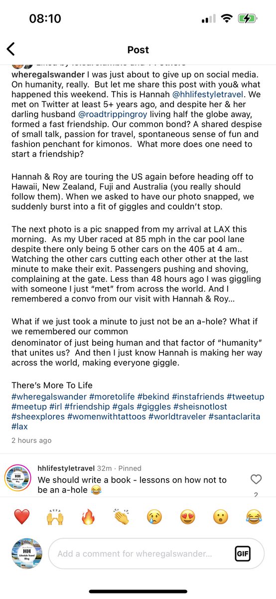 Hannah : HH Lifestyle Travel (@hhlifestyletrav) on Twitter photo The fabulous <a href="/GalsWander/">WhereGalsWander</a> can’t get into her Twitter account just now 😱 So I am sharing this lovely post about our recent visit…
instagram.com/p/CyyJNFbrL8b/… The fabulous <a href="/GalsWander/">WhereGalsWander</a> can’t get into her Twitter account just now 😱 So I am sharing this lovely post about our recent visit…
instagram.com/p/CyyJNFbrL8b/…