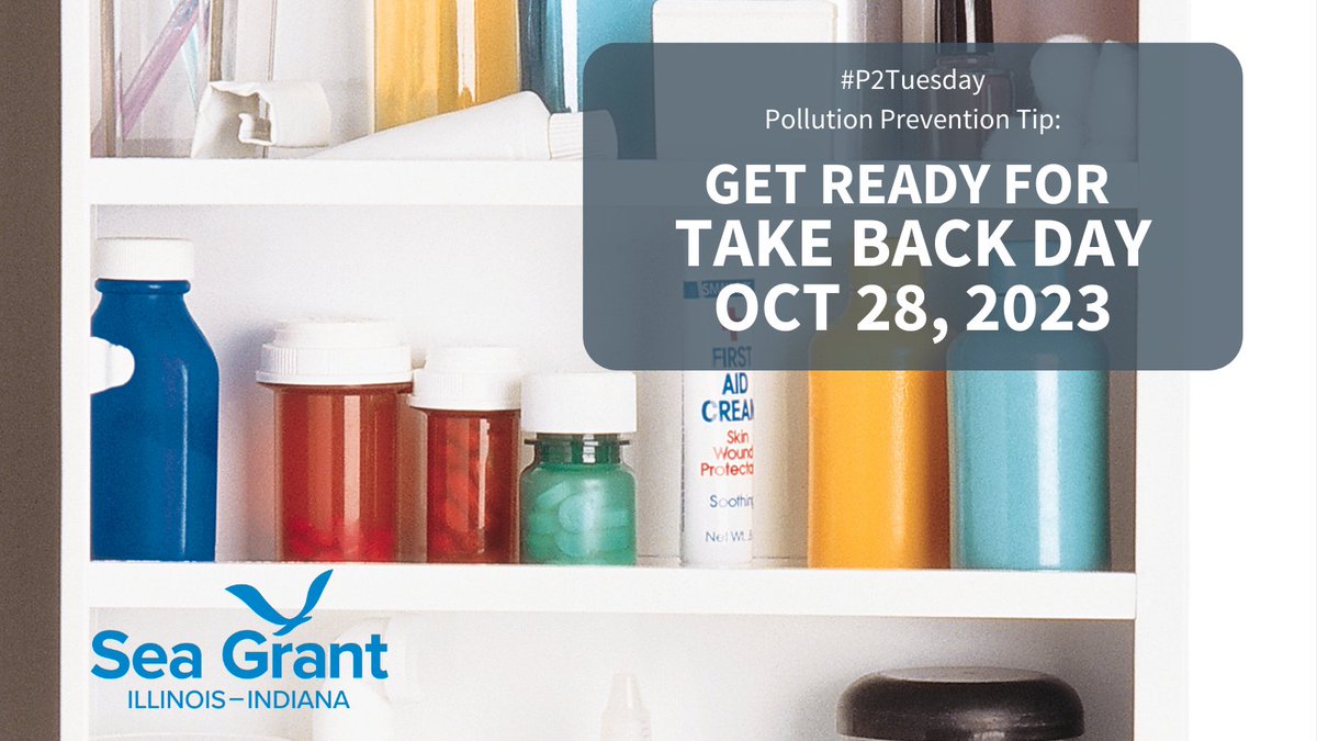 GreatLakesP2's tweet image. Get ready for #TakeBackDay on October 28, 2023!

Clear out your cabinets and protect your loved ones and the environment by returning unwanted medications at a Take Back Day collection. 

Find a collection here: web.extension.illinois.edu/unusedmeds/dis…

#pollutionprevention #P2Tuesday