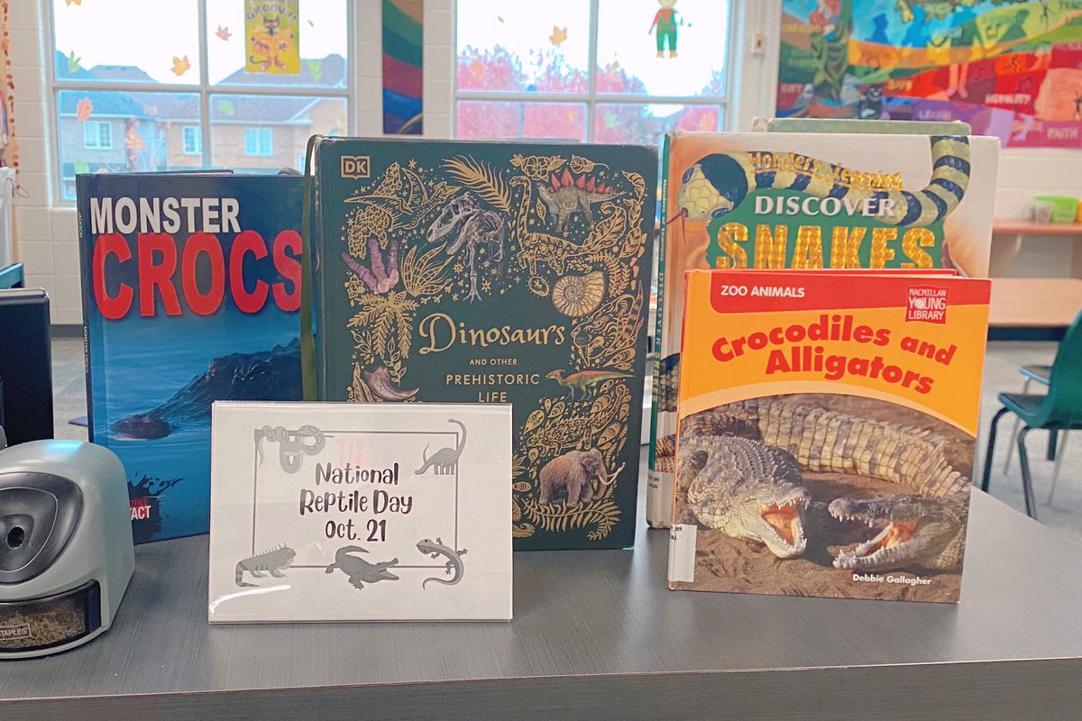 I personally find crocodiles 🐊 interesting and terrifying at the same time! I’m late to the party but happy #NationalReptileDay ! 📚✨