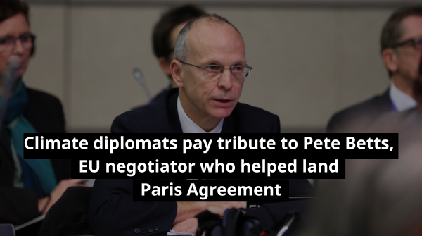 Pete Betts, a veteran British climate negotiator and one of the architects of the Paris Agreement, has died aged 64.
climatechangenews.com/2023/10/24/cli…