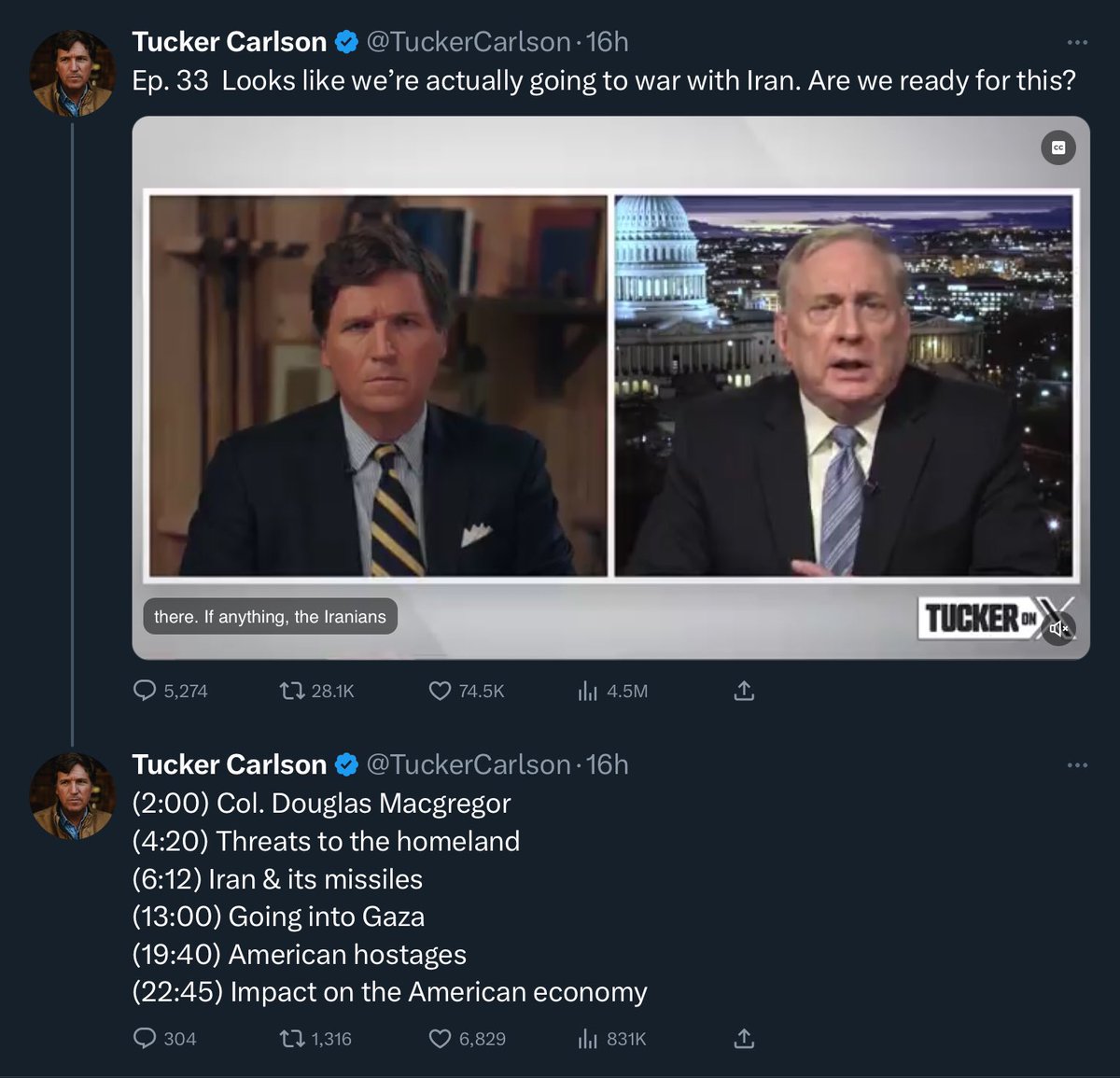 jimstewartson's tweet photo. Unemployed #FishstickNazi Tucker Carlson platforms Doug MacGregor—a Scott Ritter-level Putin bootlicker who was in Trump’s Pentagon on J6.
In March 2022, MacGregor declared Ukrainian forces “were surrounded & isolated… only capable of an occasional pinprick.”😅
#SlavaUkraini🇺🇦 https://t.co/NMyMmQeVl5