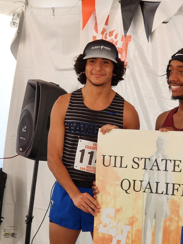 Congrats to Casey Shepereel, Michael Klahn & Carlos Varela for their performances at the 6A Regional Track meet! Casey finished 13th individual and Michael and Carlos qualified for the State Meet! #TaylorPride247 @taylorhstrack @taylor_mustangs @KatyISDAthletic