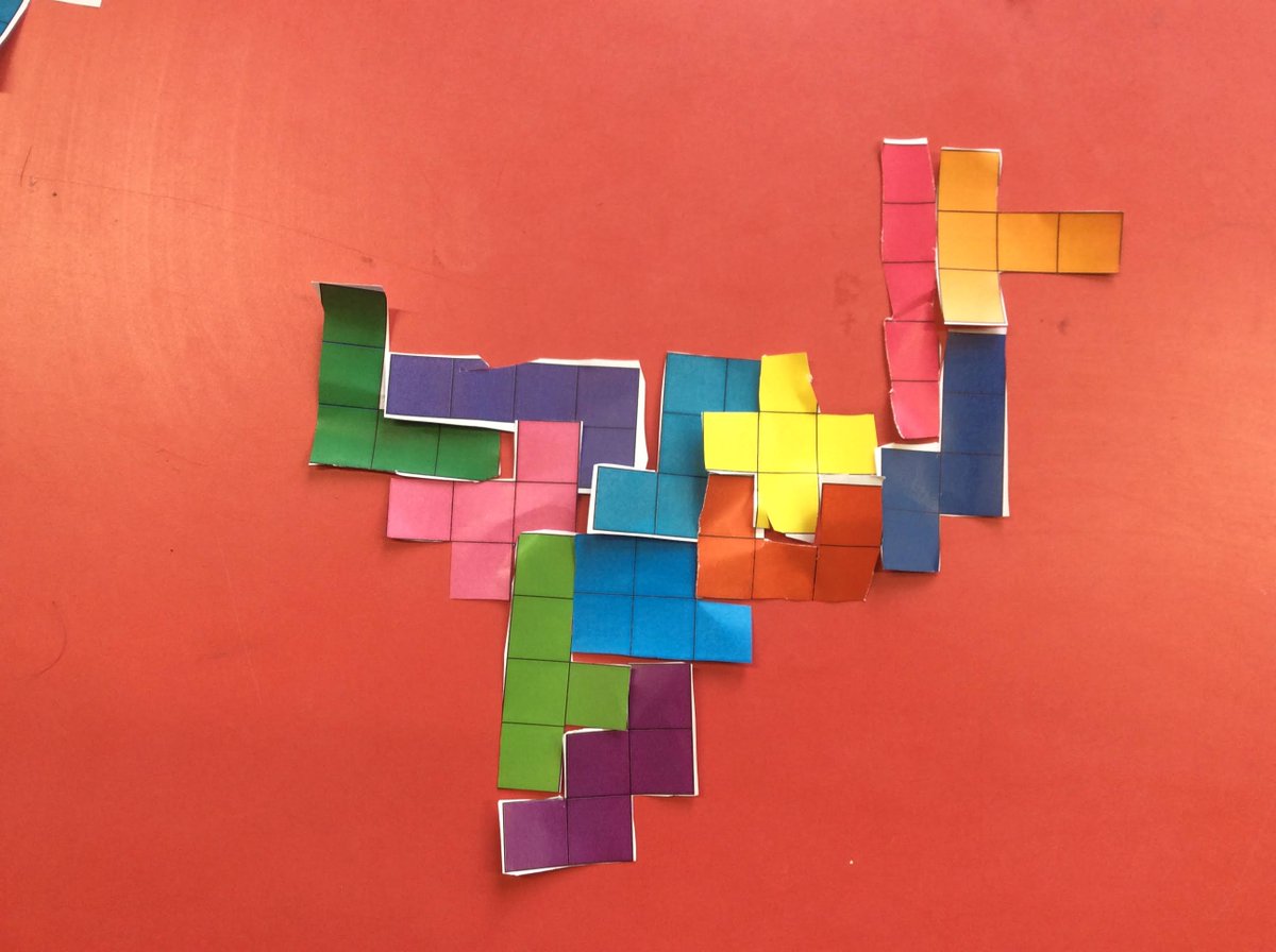 EddonMrs's tweet image. A new one for Mrs Eddon! Exploring pentomino patterns in Maths this morning with the amazing Fishergate team! Can you guess the animals they made? #makemathsfun