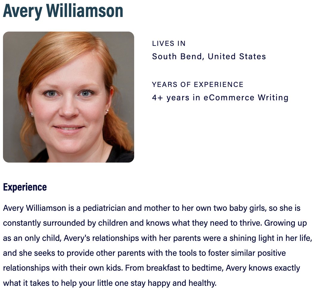 nyguild's tweet image. Not only did @Gannett's AI posts sound robotic - but their “authors” may not even be real. 

They’re not Reviewed editors, don’t have LinkedIn profiles, and Google searches turn up no other written work.