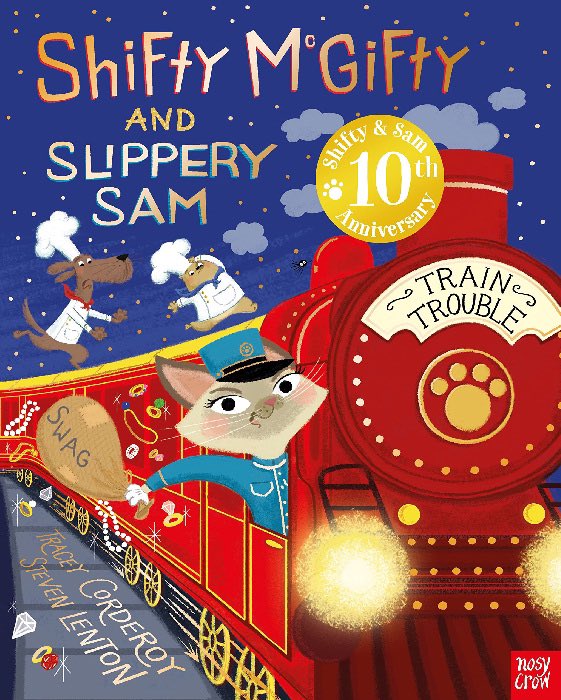 Join me and @TraceyCorderoy at the @BatterseaBooks tomorrow at 11am for Shifty and Sam half-term fun and frolics!! 🚂🐶🐶 @NosyCrow