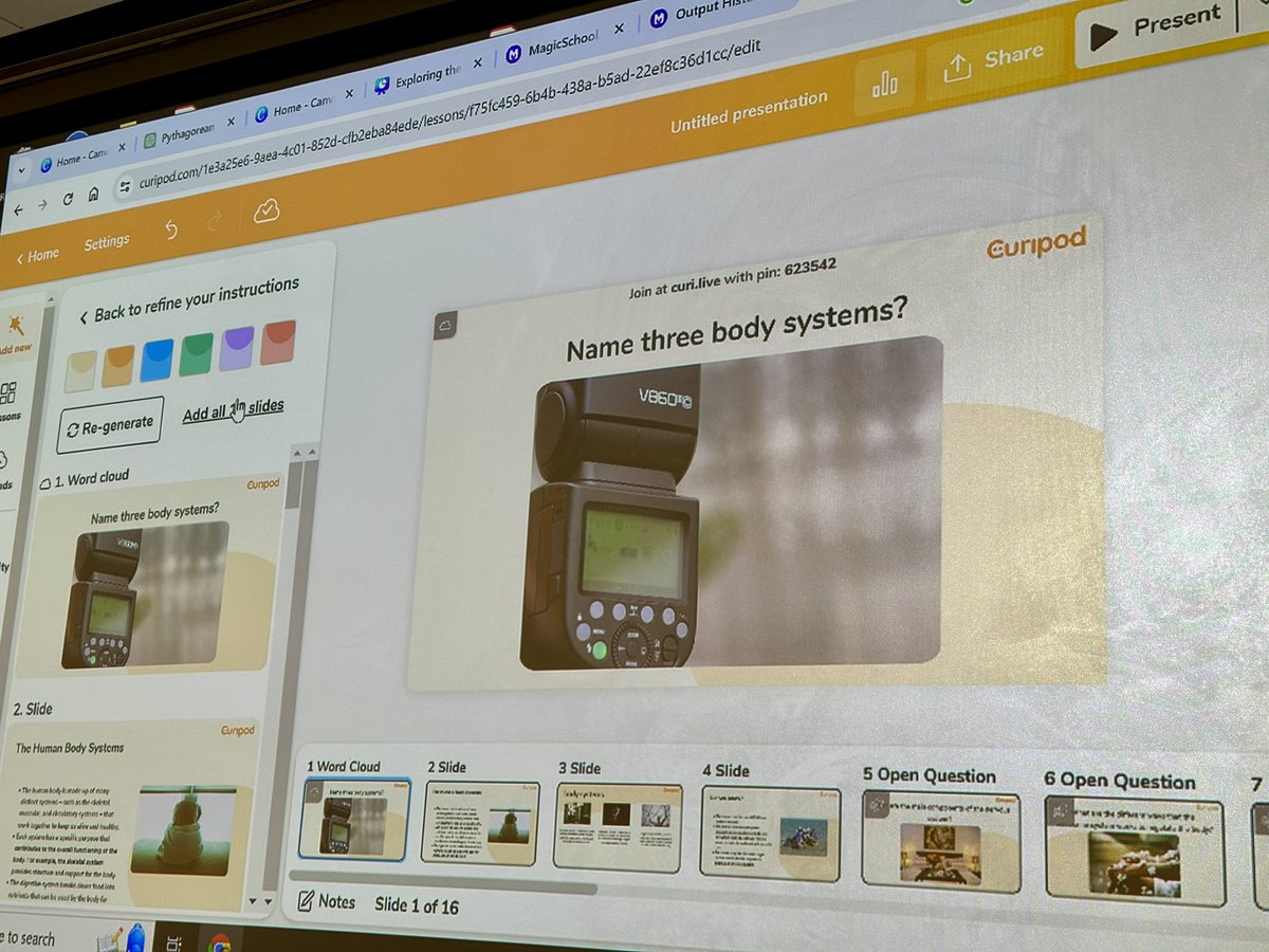 STEMcobb's tweet image. Exploring AI tools to empower teachers and support productivity. @JaimeDonally made our brains hurt. ❤️ all the creative opportunities to use AI for GOOD. #STEMCobb @ALDCobb1 #DoingDrivesLearning